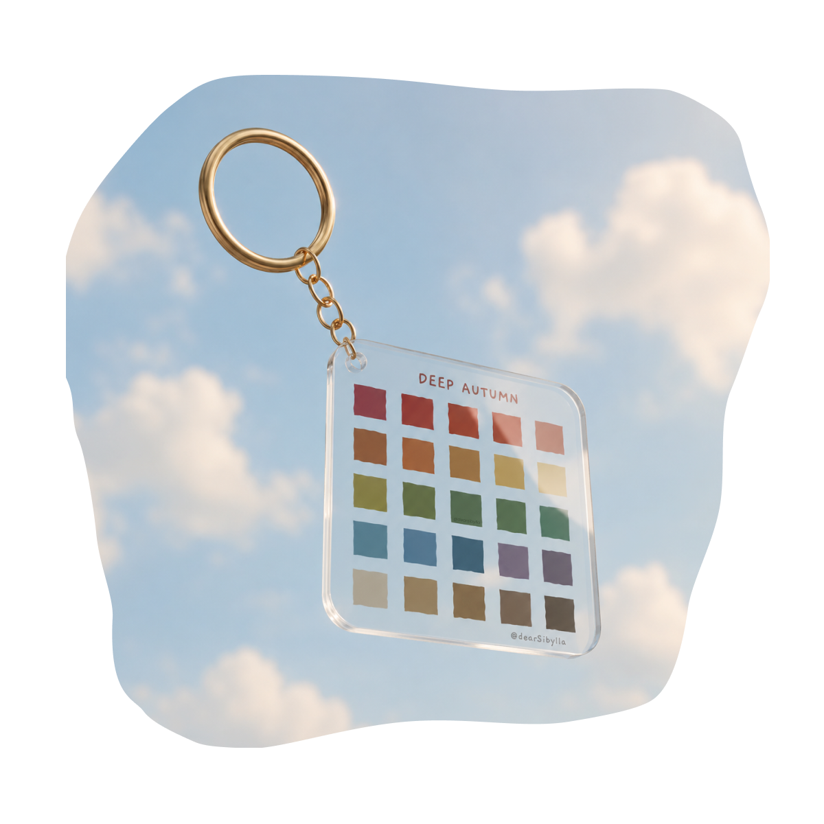 The Seasonal Palette Keychain