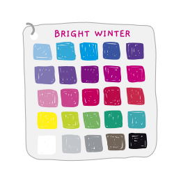 Keychain Palette - Bright Winter