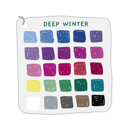 Keychain Palette - Deep Winter