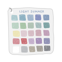 Keychain Palette - Light Summer
