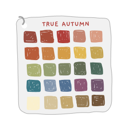 Keychain Palette - True Autumn