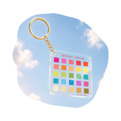 The Seasonal Palette Keychain