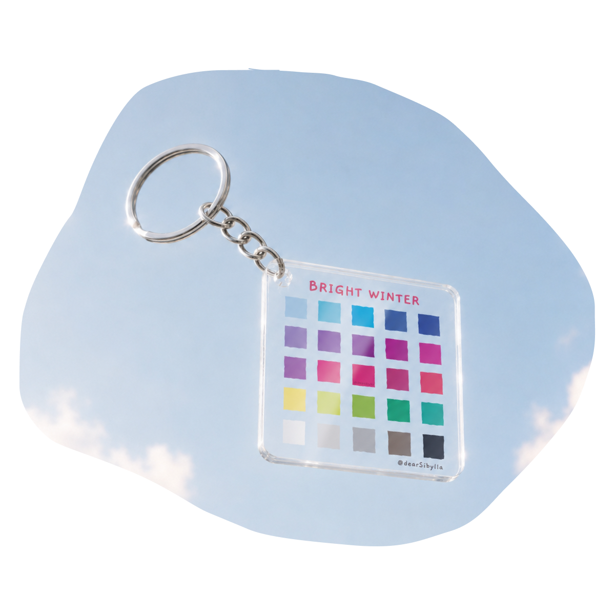 The Seasonal Palette Keychain