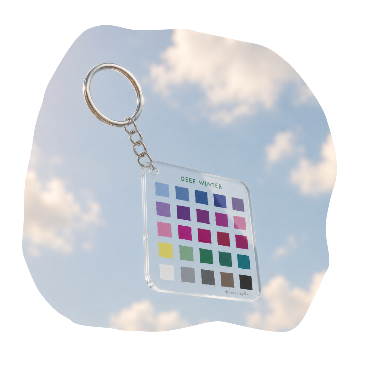 The Seasonal Palette Keychain