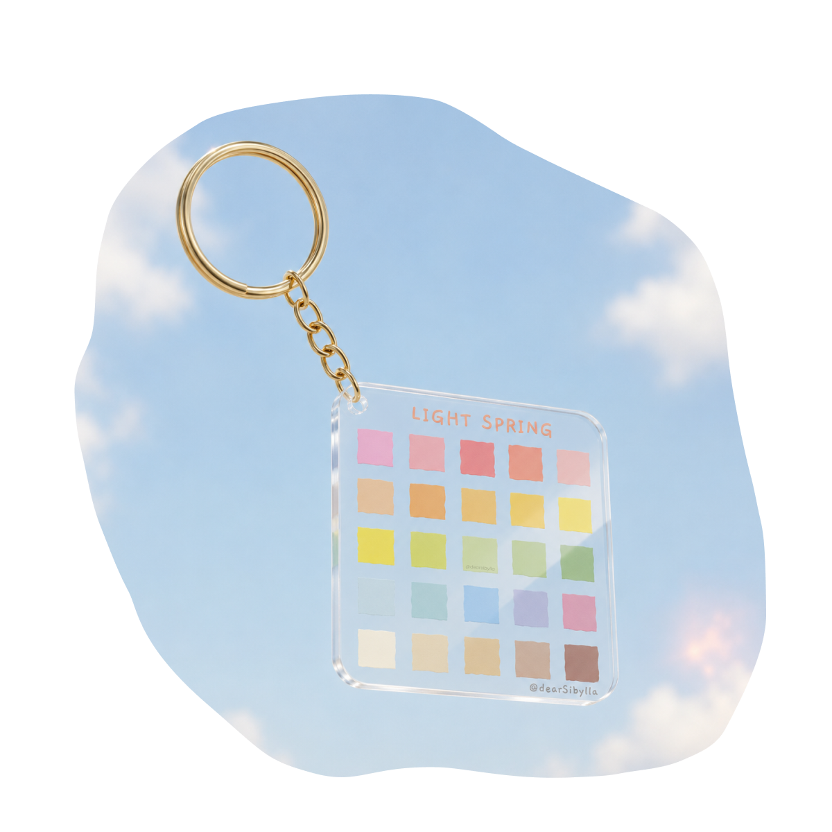 The Seasonal Palette Keychain
