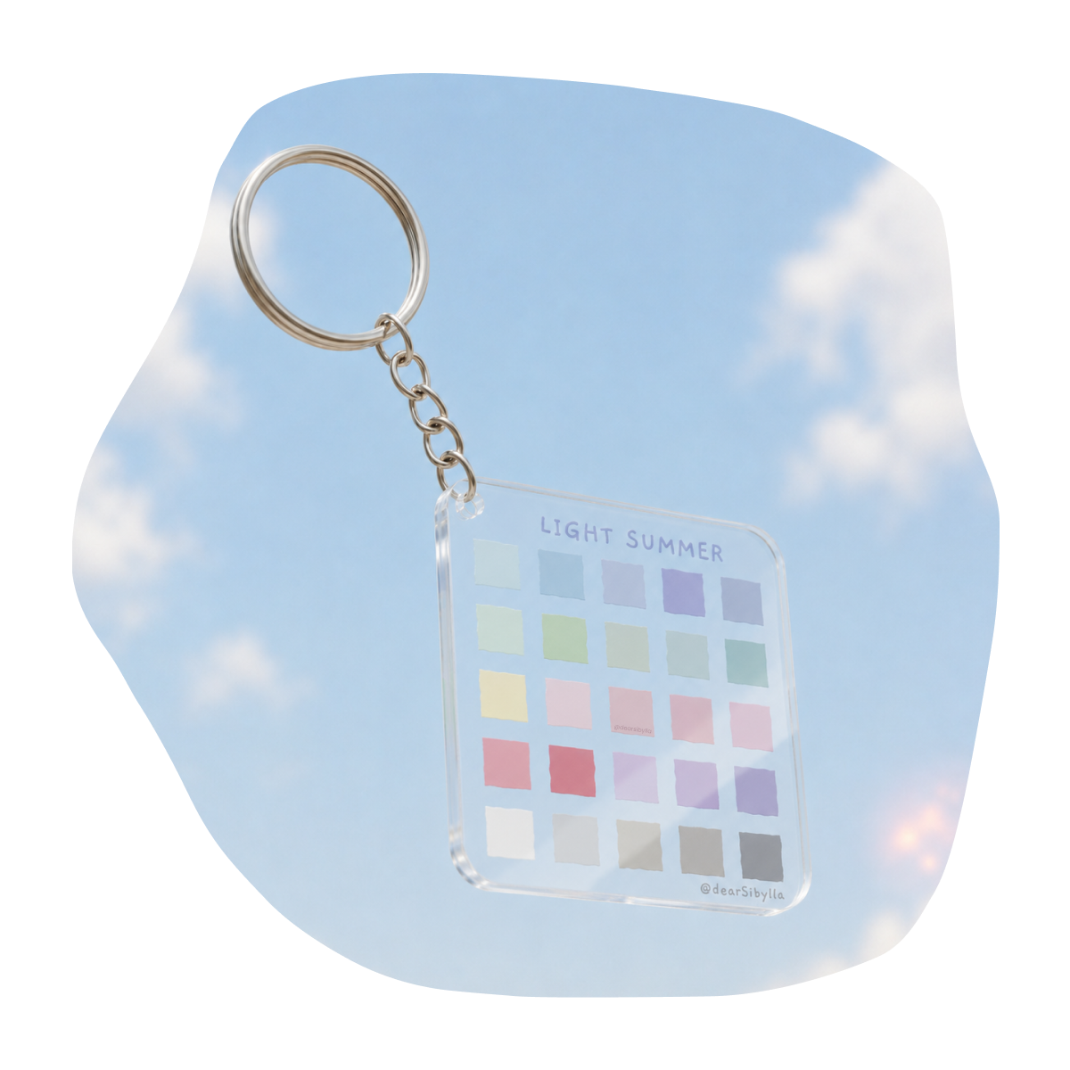 The Seasonal Palette Keychain