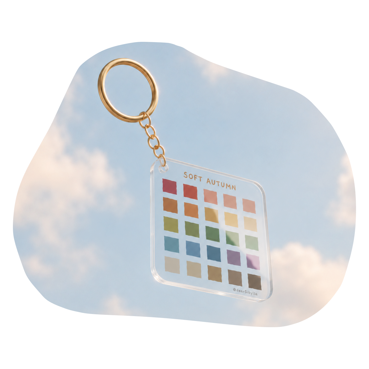 The Seasonal Palette Keychain