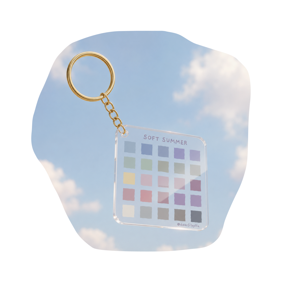 The Seasonal Palette Keychain
