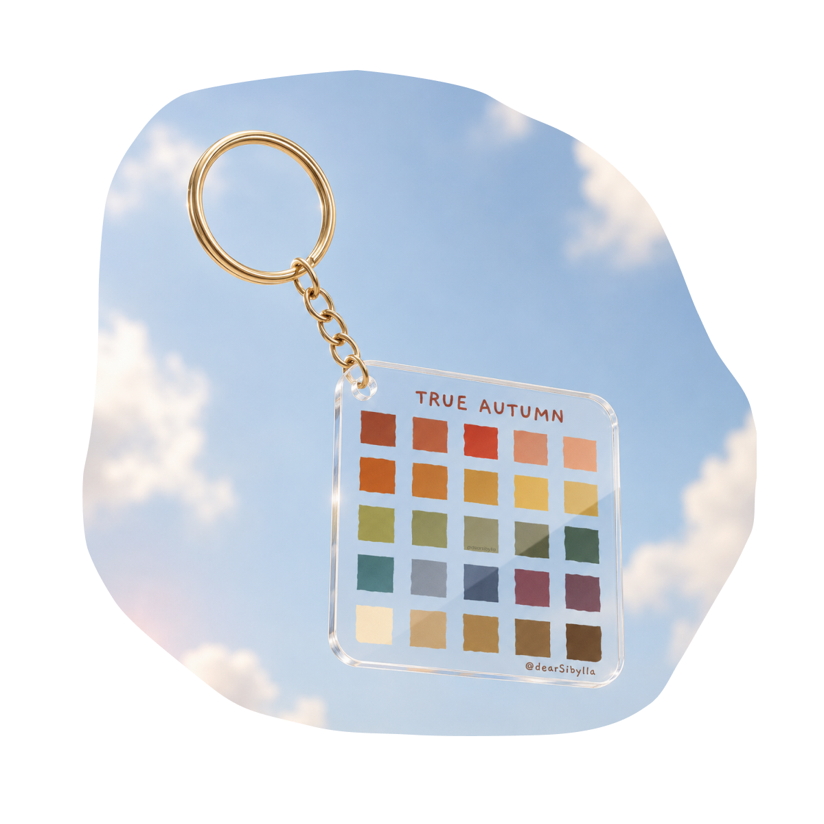The Seasonal Palette Keychain