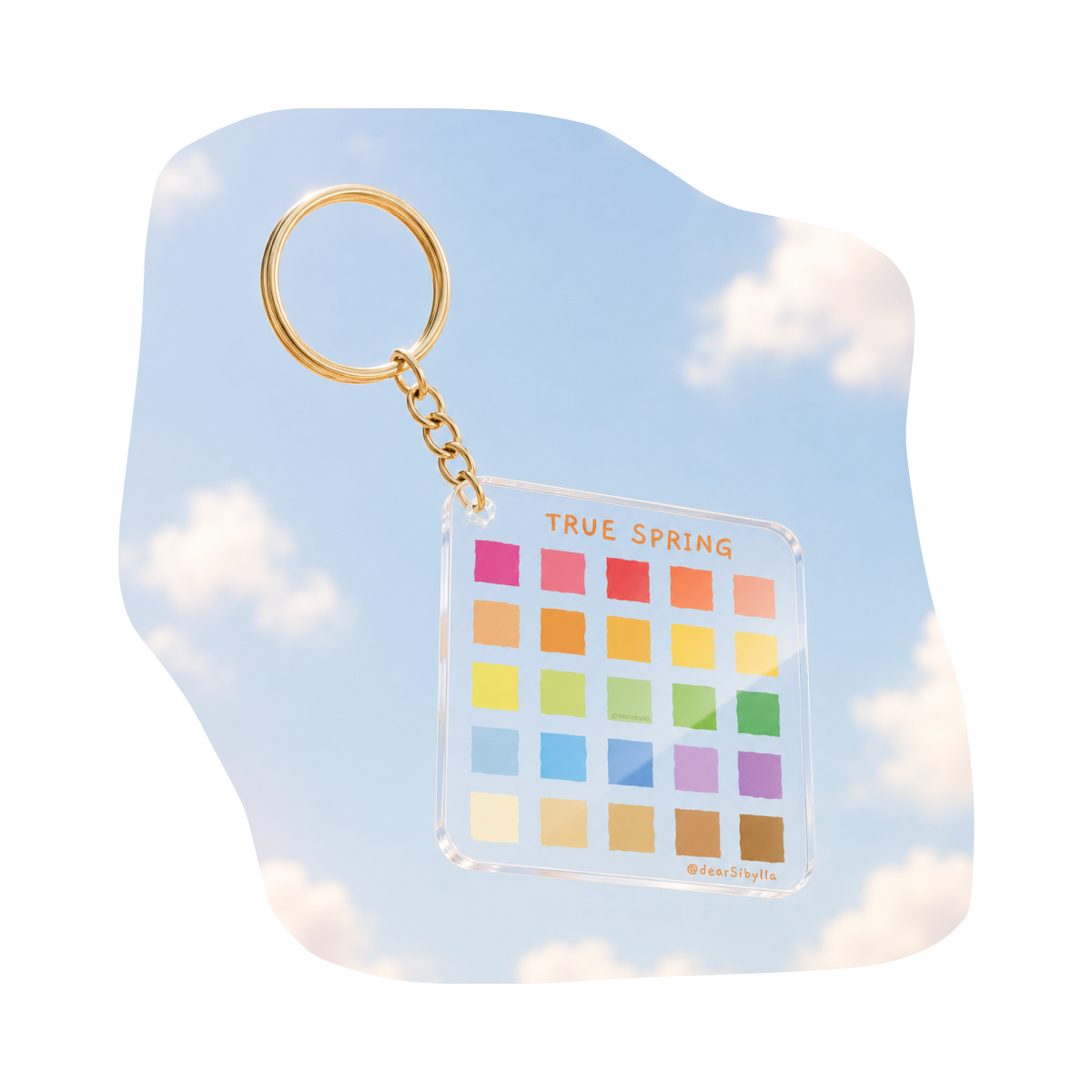 The Seasonal Palette Keychain