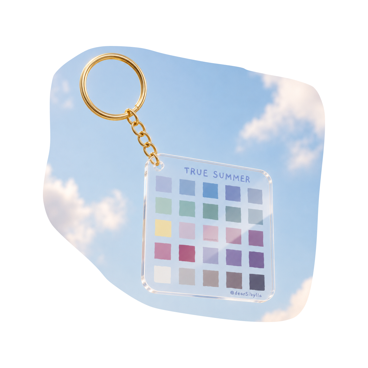 The Seasonal Palette Keychain