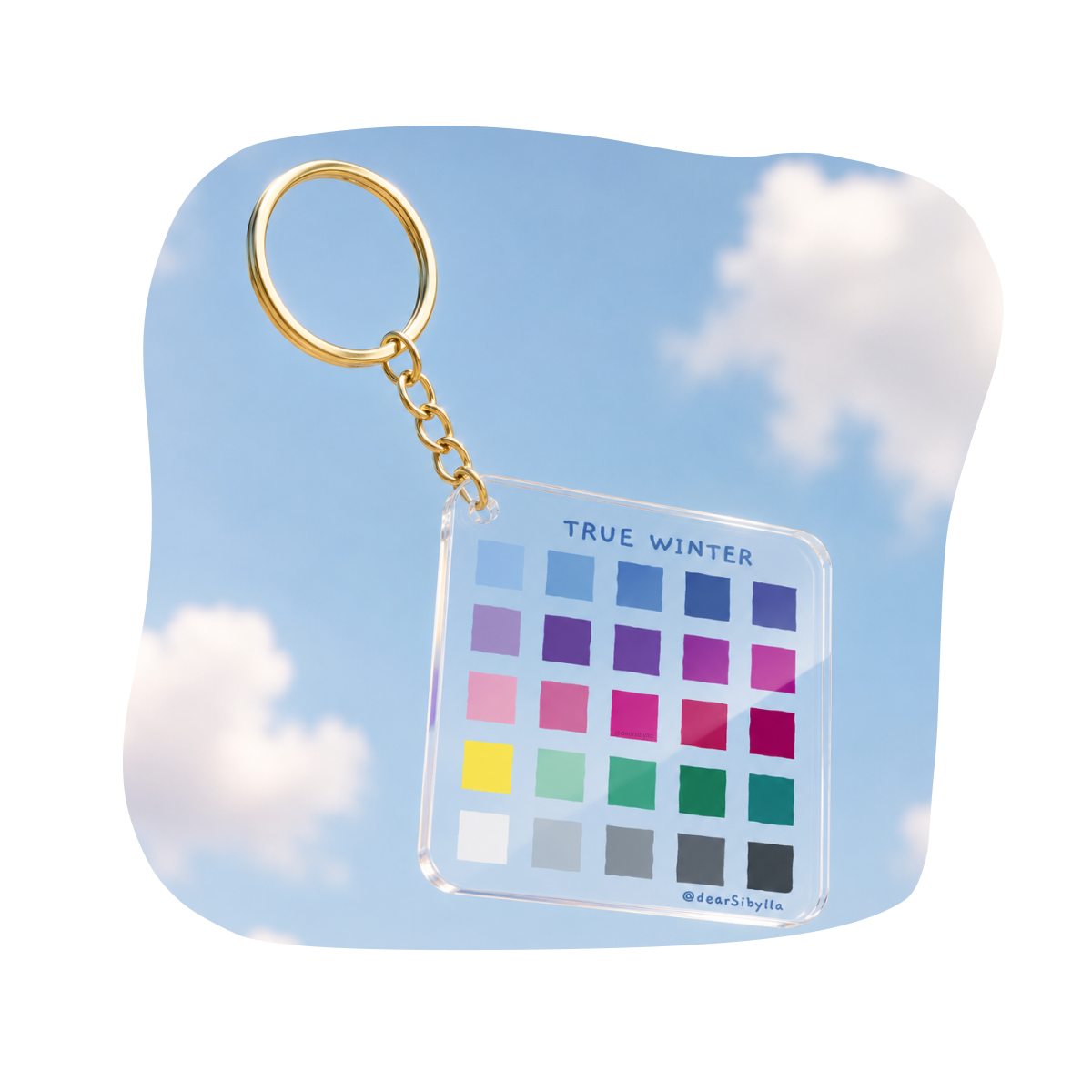 The Seasonal Palette Keychain